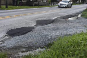 Large craters on W.Va. 7 filled, Pleasant Street set to be repaired Monday